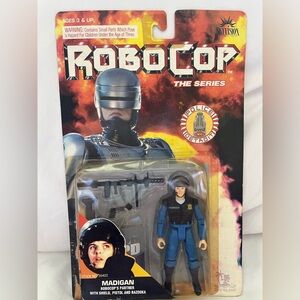 Madigan Robocop’s Partner with Shield, Pistol and Bazooka in Original Pkg.